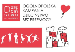 plakat ogólnopolskiej kampanii dzieciństwo bez przemocy