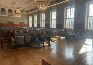 Uczniowie zwiedzają Liceum im. Stefana Batorego