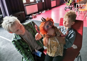 Warsztaty teatralne- prezentacja masek i lalek
