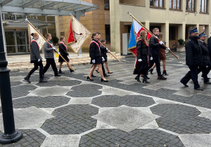 Uczniowie naszej szkoły podczas obchodów w Rzgowie