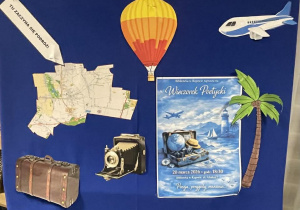 Plakat przedstawiający wieczorek poetycki w bibliotece