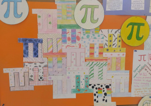 Plakat z okazji dnia liczby π