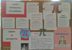 Plakat z okazji dnia liczby π