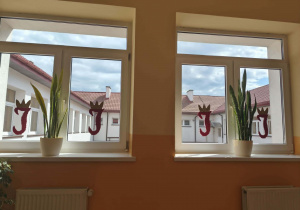 Prace wykonane przez uczniów podczas obchodów Dnia Patronki