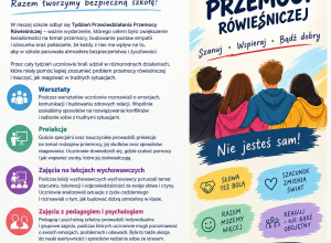 TYDZIEŃ PRZECIWDZIAŁANIA PRZEMOCY
